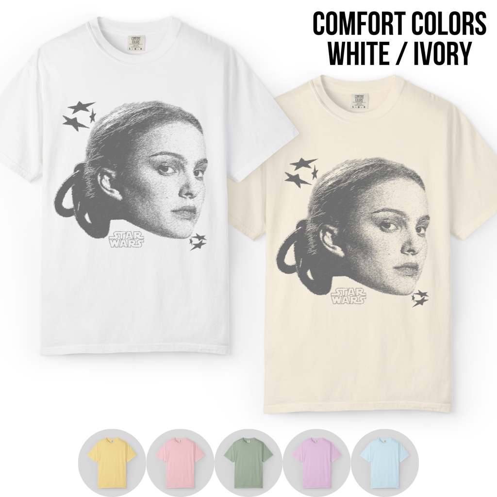 Star Wars Padmé Amidala Shirt – Portrait Graphic Tee, Padmé Amidala Fan Gift, Star Wars Prequel Shirt, Galaxy's Edge Disney Tee