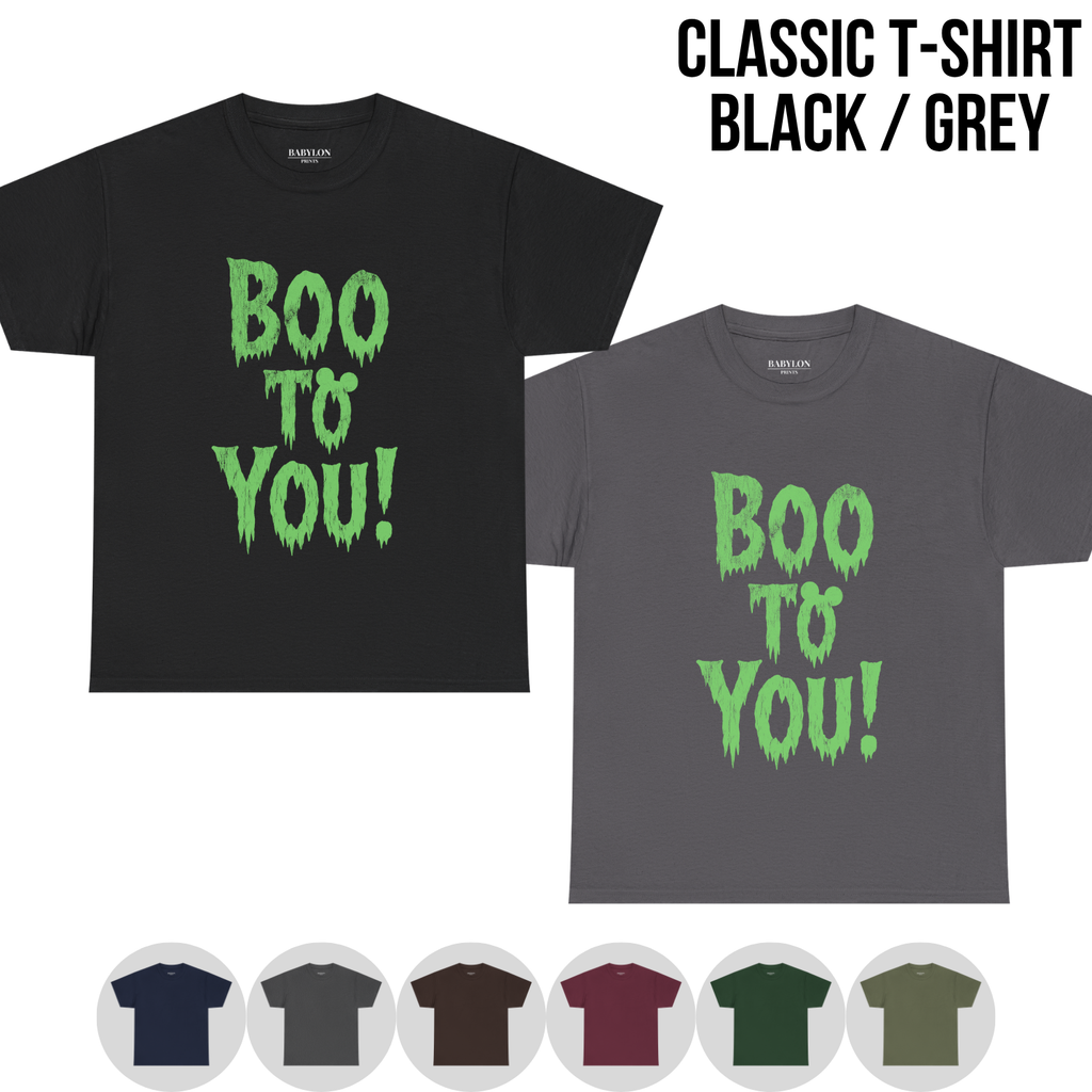 Boo To You Shirt – Mickey's Not So Scary Halloween Boo To You Tee, Disney Halloween Graphic Shirt, Magic Kingdom Halloween Fan Gift, Disney Spooky Season Shirt