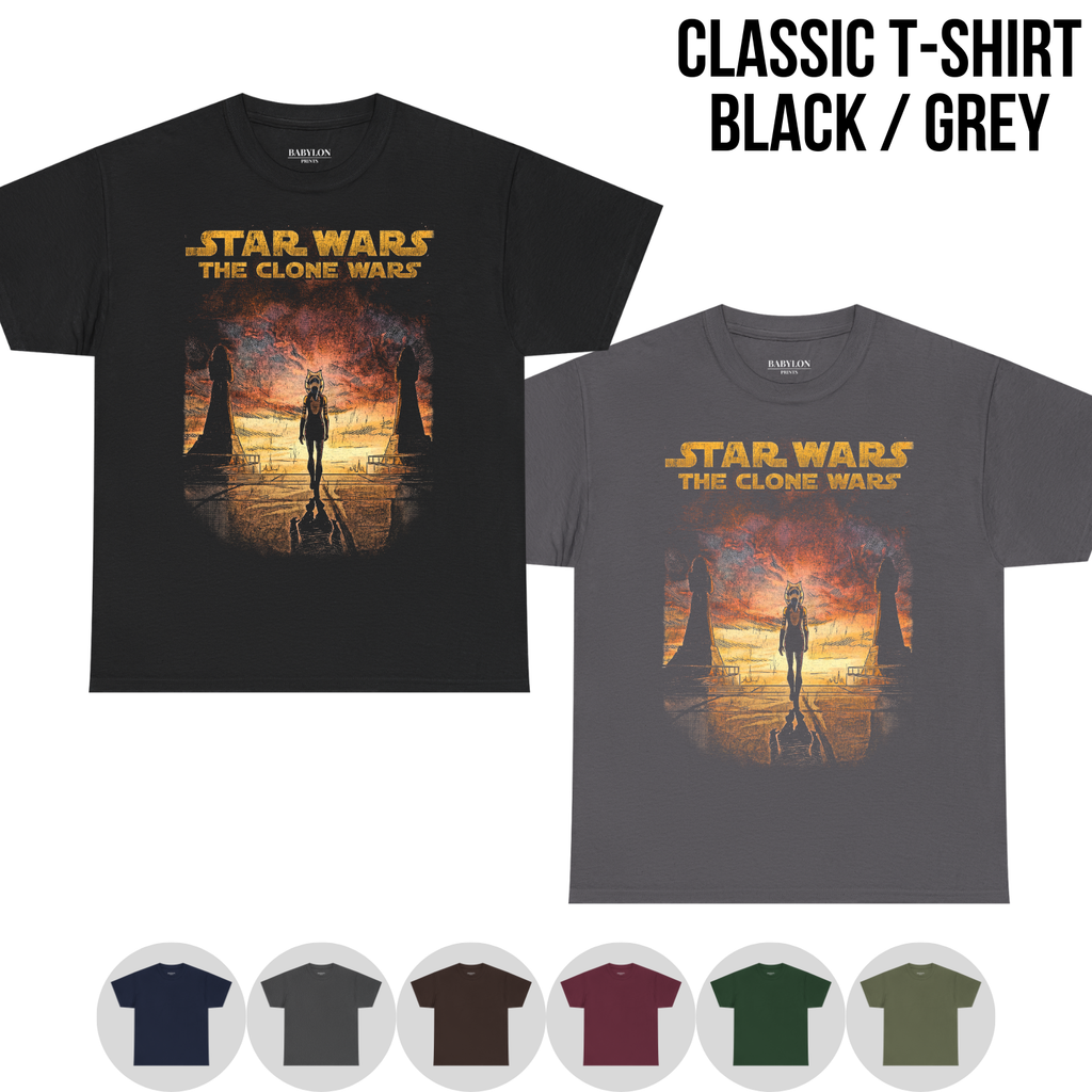 Ahsoka Tano Clone Wars Shirt: Star Wars Graphic Tee