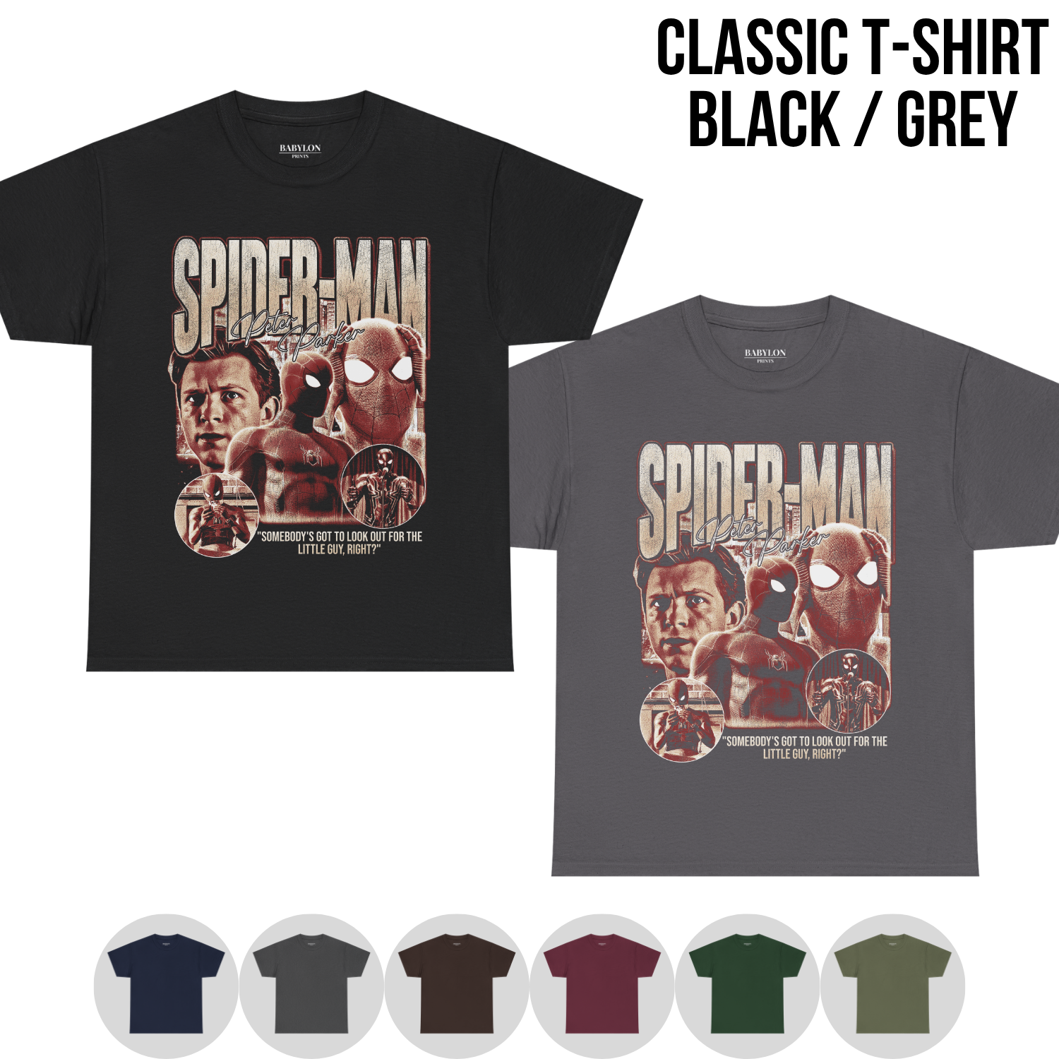 Peter Parker Spider-Man Shirt: Tom Holland Spider-Man Tee, Marvel Spider Man Shirt, No Way Home Shirt, Disneyworld Marvel Gift