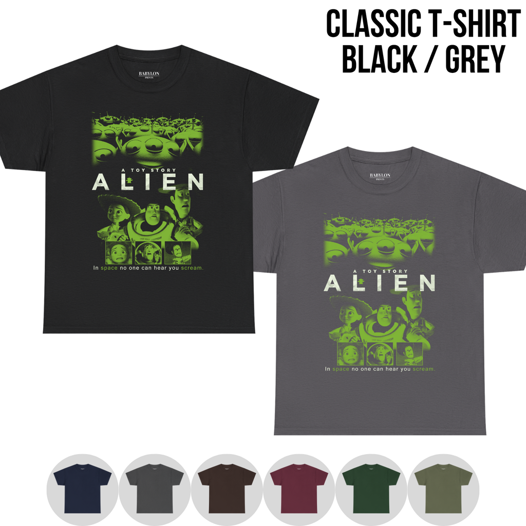 Toy Story Alien Shirt – A Toy Story Alien Movie Parody Tee, Buzz Woody Little Green Men Graphic Shirt, Disney Pixar Fan Gift, Funny Disney Shirt