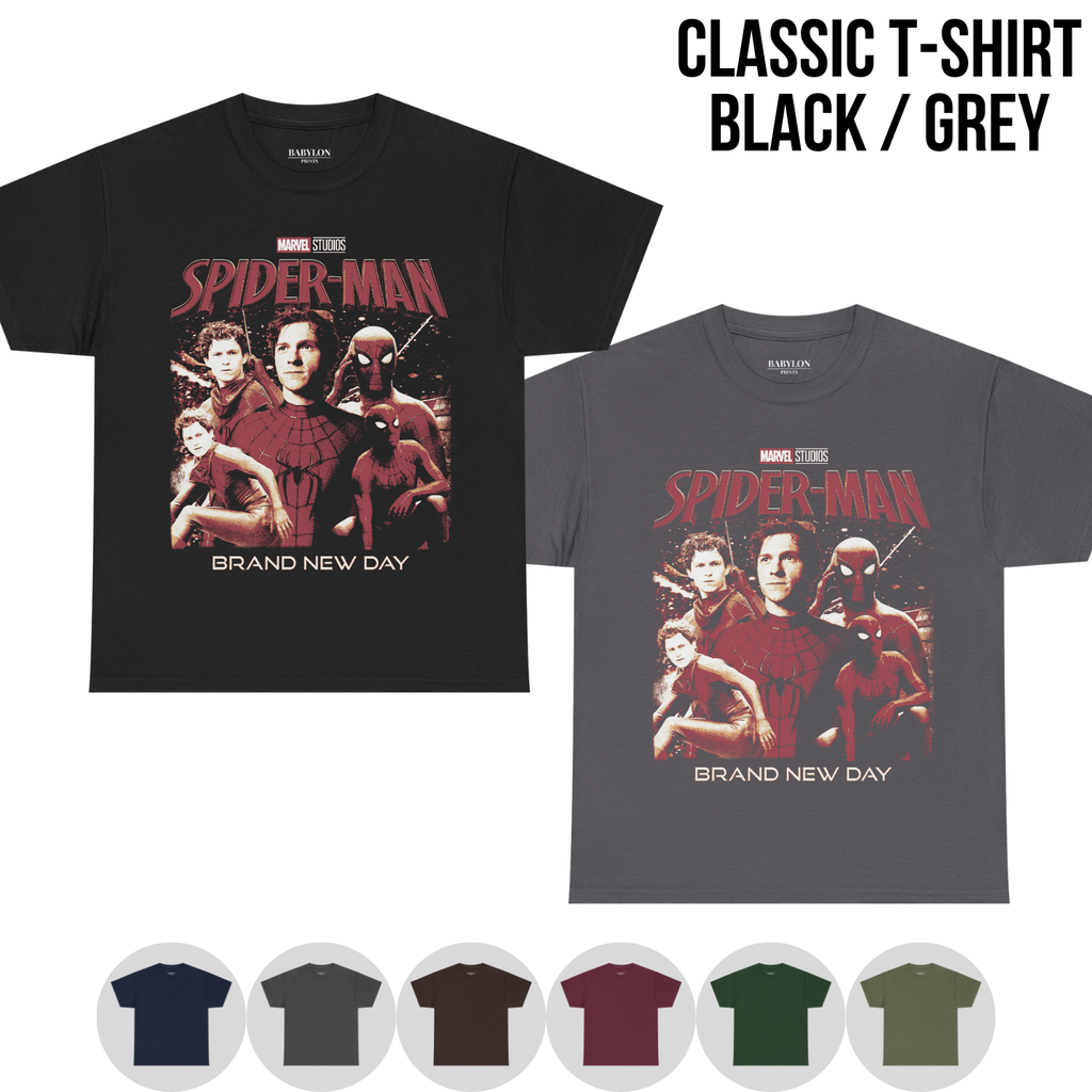 Spider-Man Brand New Day Shirt: Vintage Marvel Spider-Man Graphic