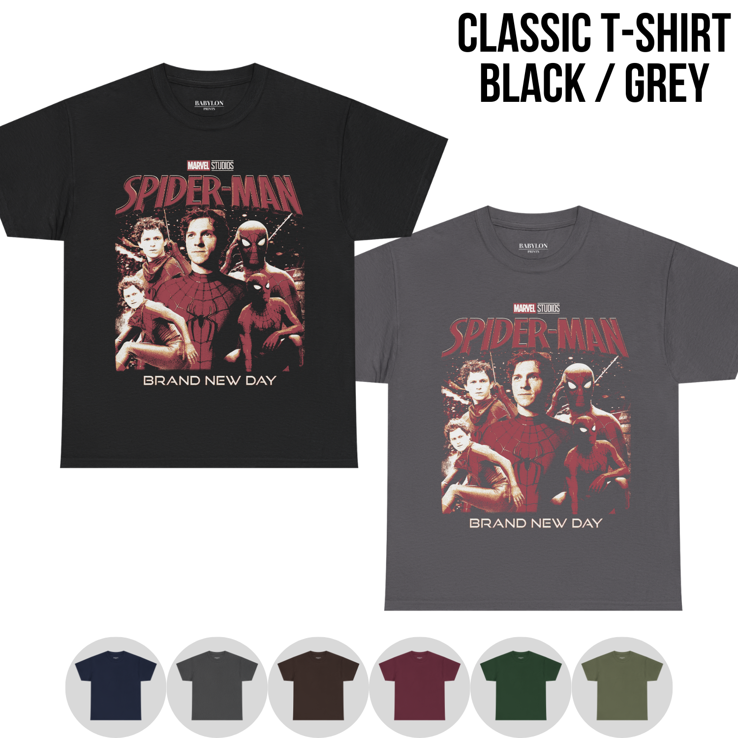 Spider-Man Brand New Day Shirt: Vintage Marvel Spider-Man Graphic