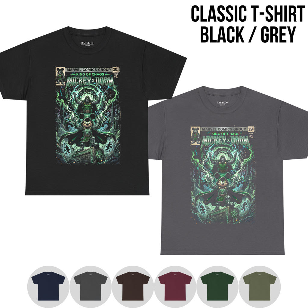 Marvel Mickey x Doom Shirt – Mickey Mouse Doctor Doom Vintage Comic Tee