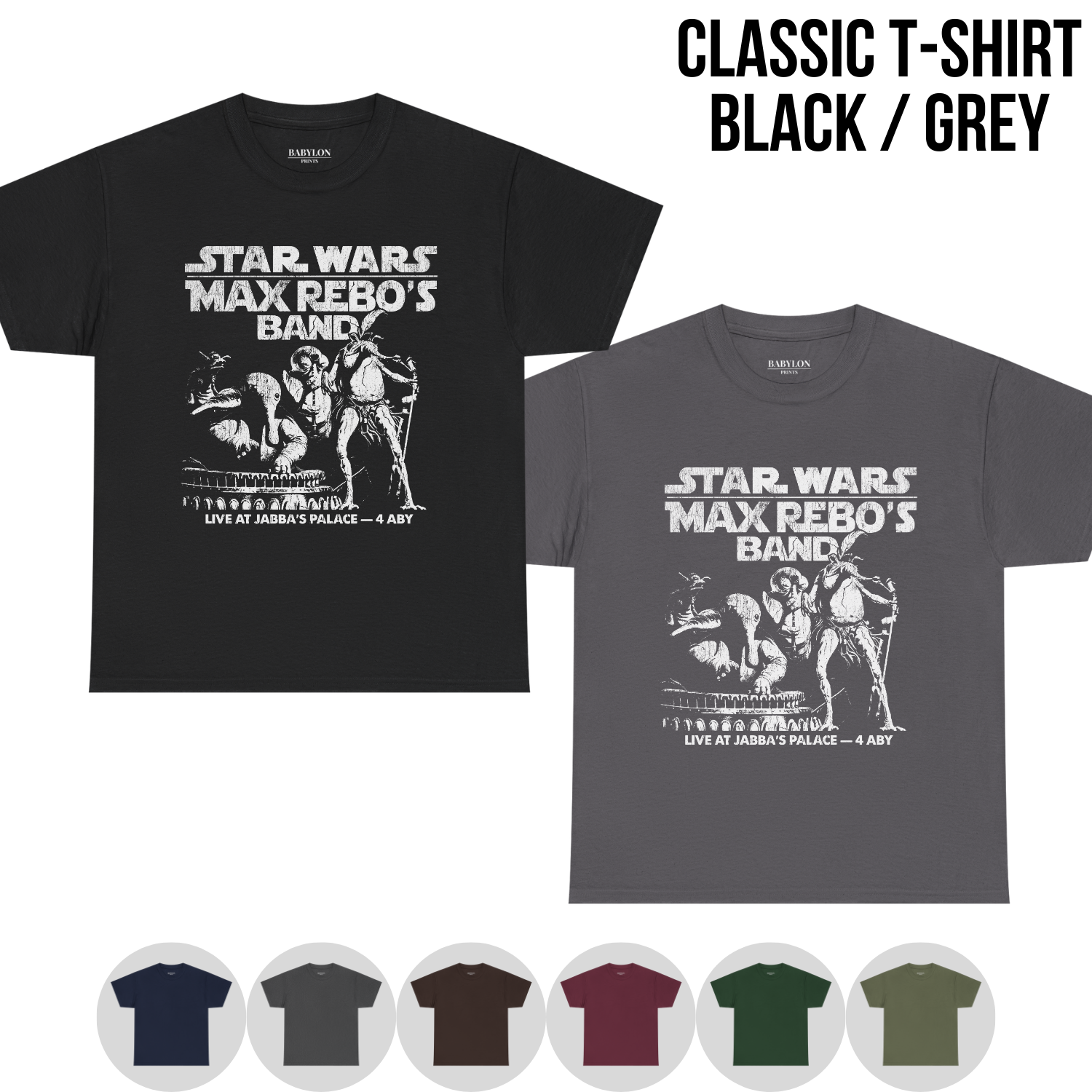 Max Rebo Band Star Wars Shirt - Max Rebo Sy Snootles Droopy McCool T-Shirt