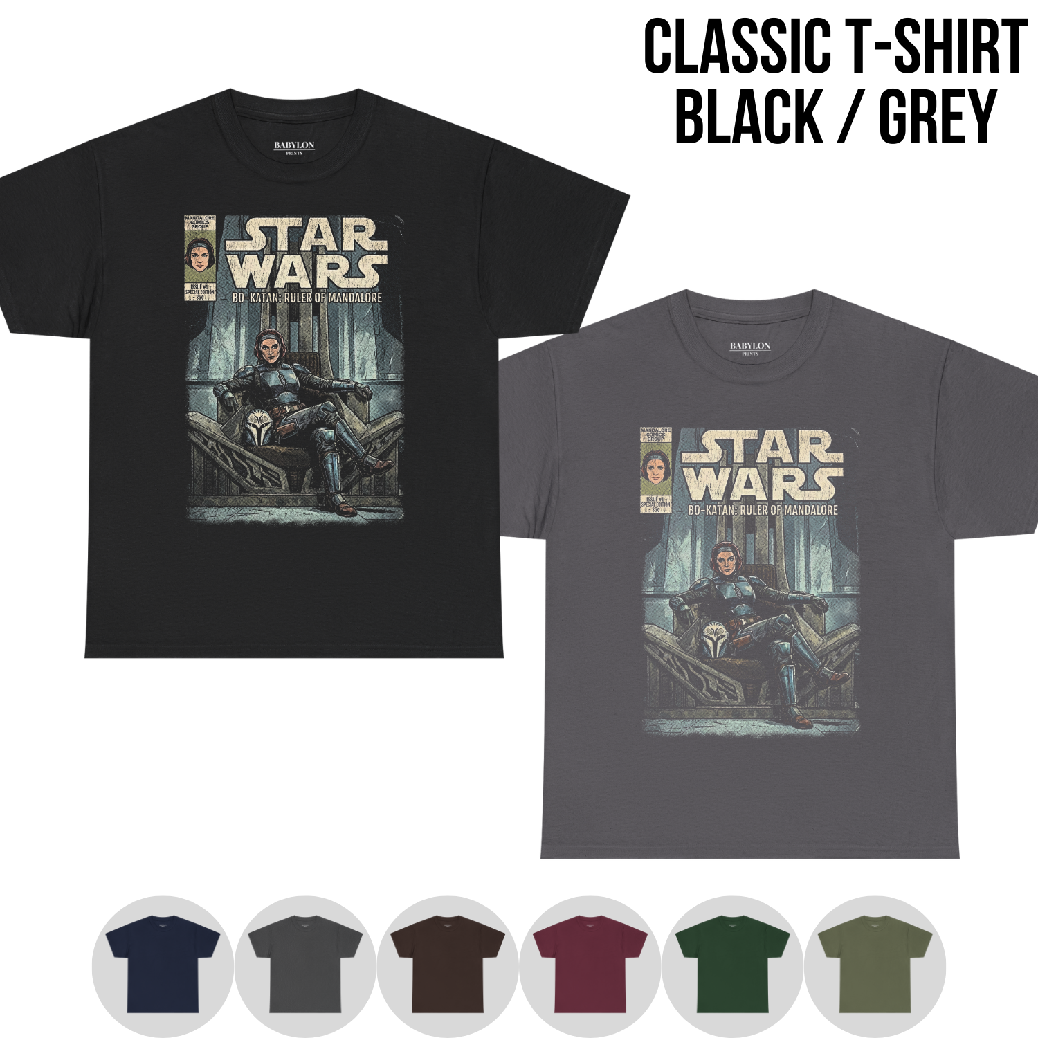 Bo Katan Star Wars Shirt: Star Wars Mandalorian Tee
