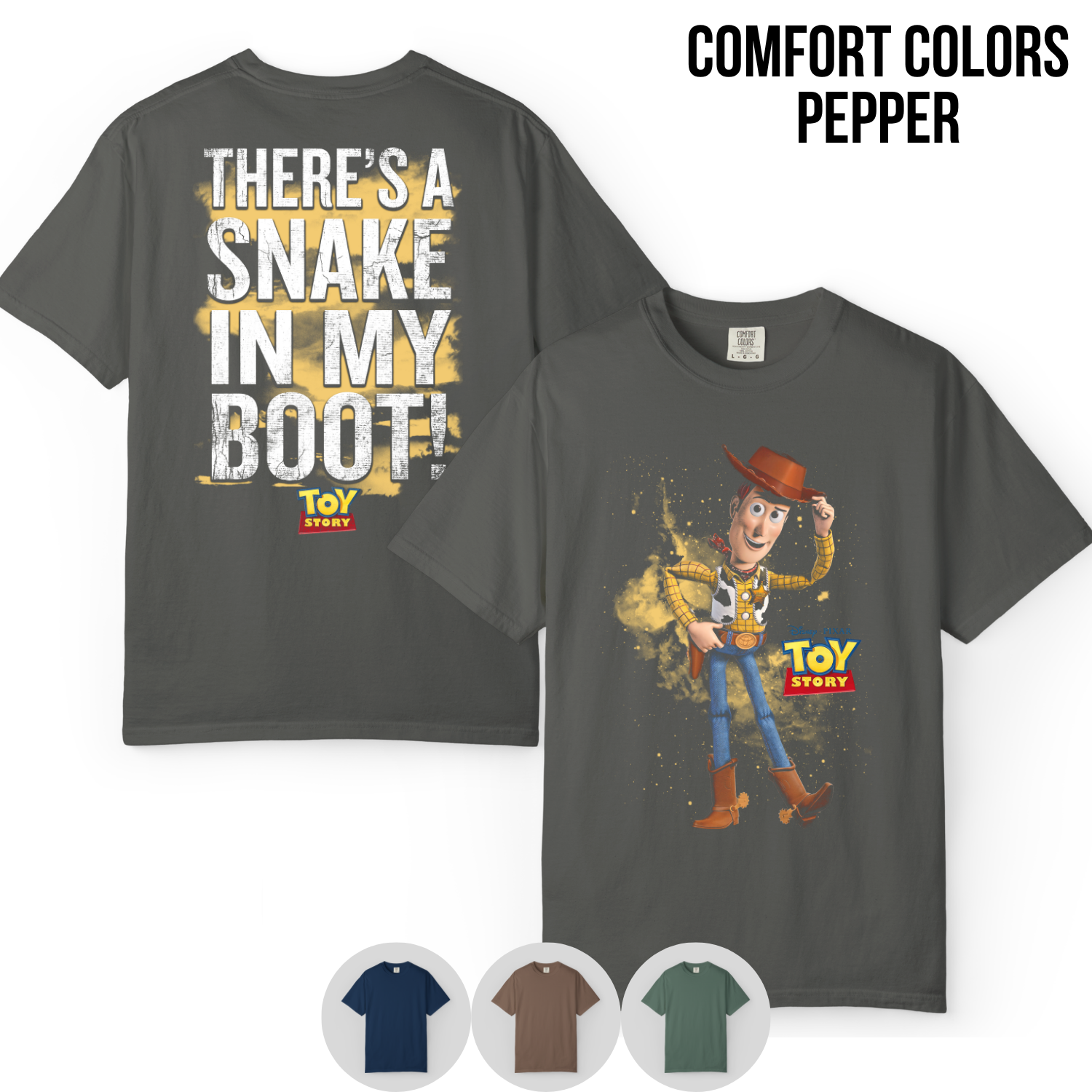 Toy Story Woody Shirt – There’s a Snake in My Boot Tee
