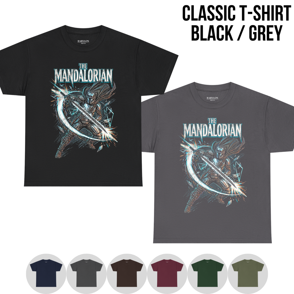 The Mandalorian Darksaber Shirt — Din Djarin Star Wars Tee
