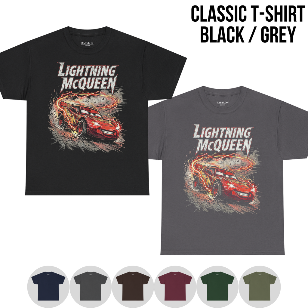 Vintage Lightning McQueen Shirt - Disney Cars Shirt