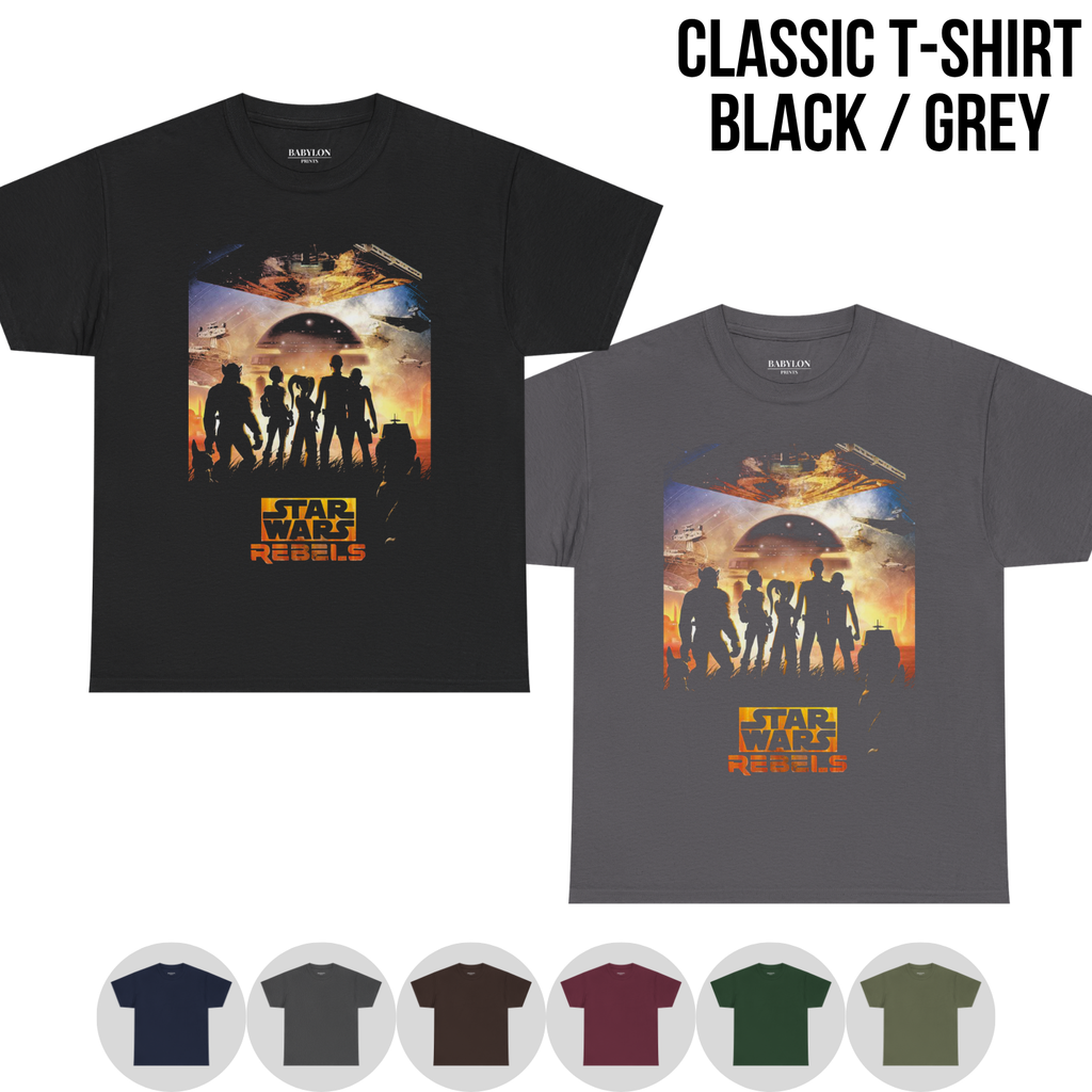 Star Wars Rebels Shirt – Vintage Rebels Tee, Ghost Crew Shirt