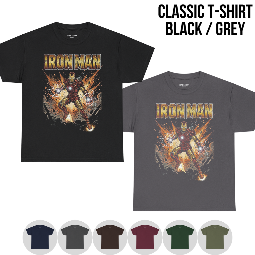 Vintage Iron Man Shirt: Retro Marvel Tony Stark Tee