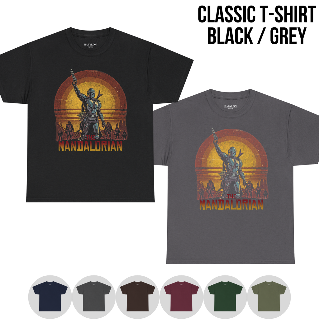 Mandalorian Shirt – Din Djarin Vintage Star Wars Tee