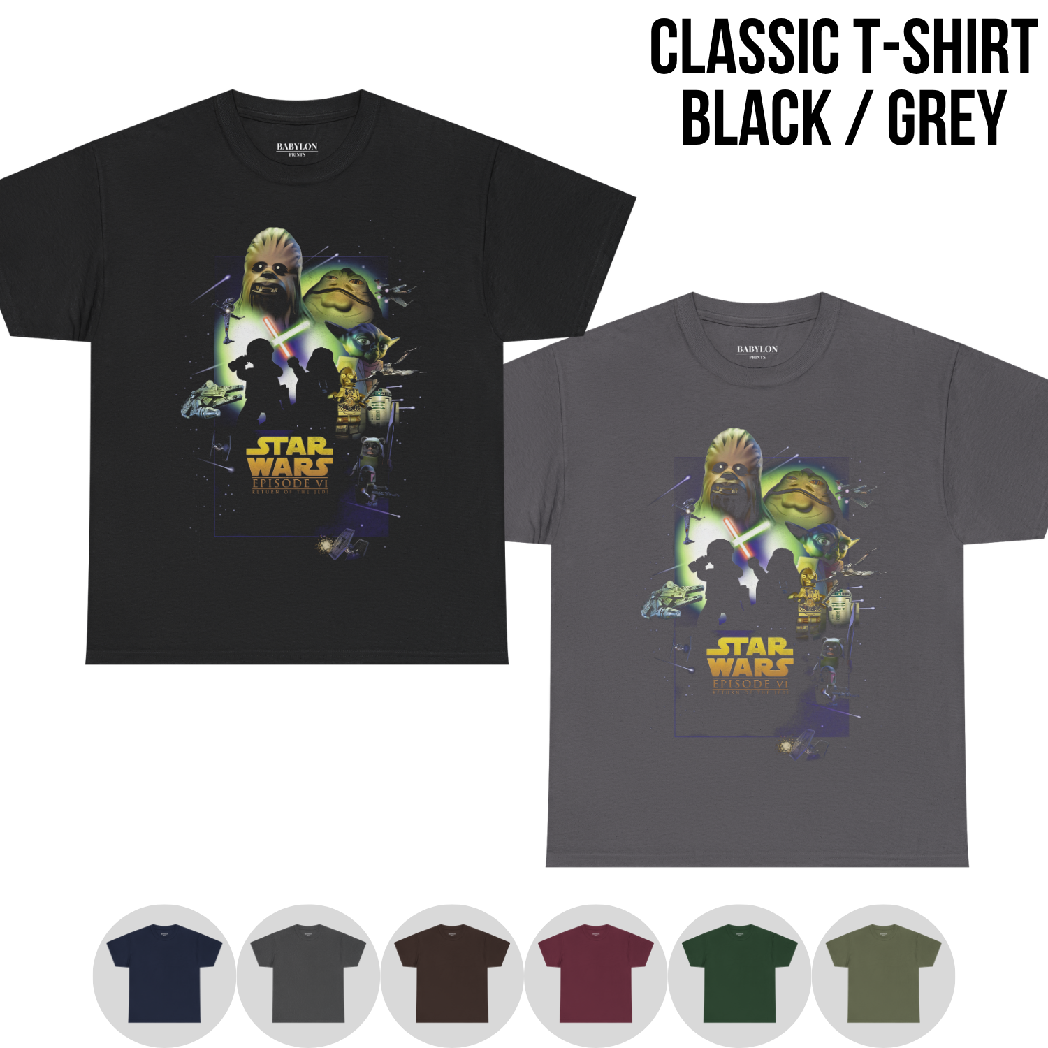 Lego Star Wars Return of the Jedi Shirt – Episode VI Lego Graphic Tee