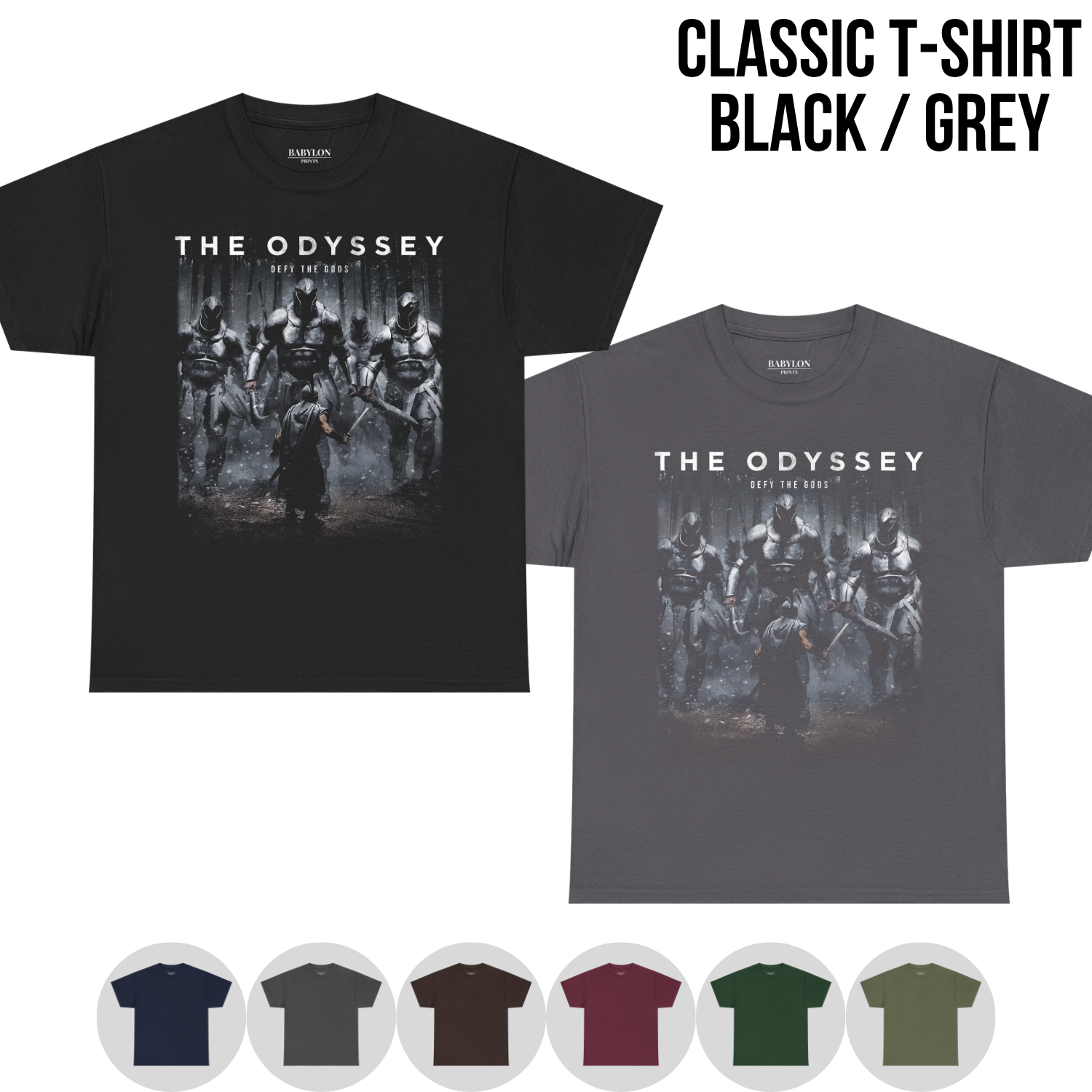 The Odyssey Shirt – Defy The Gods Odyssey Graphic Tee
