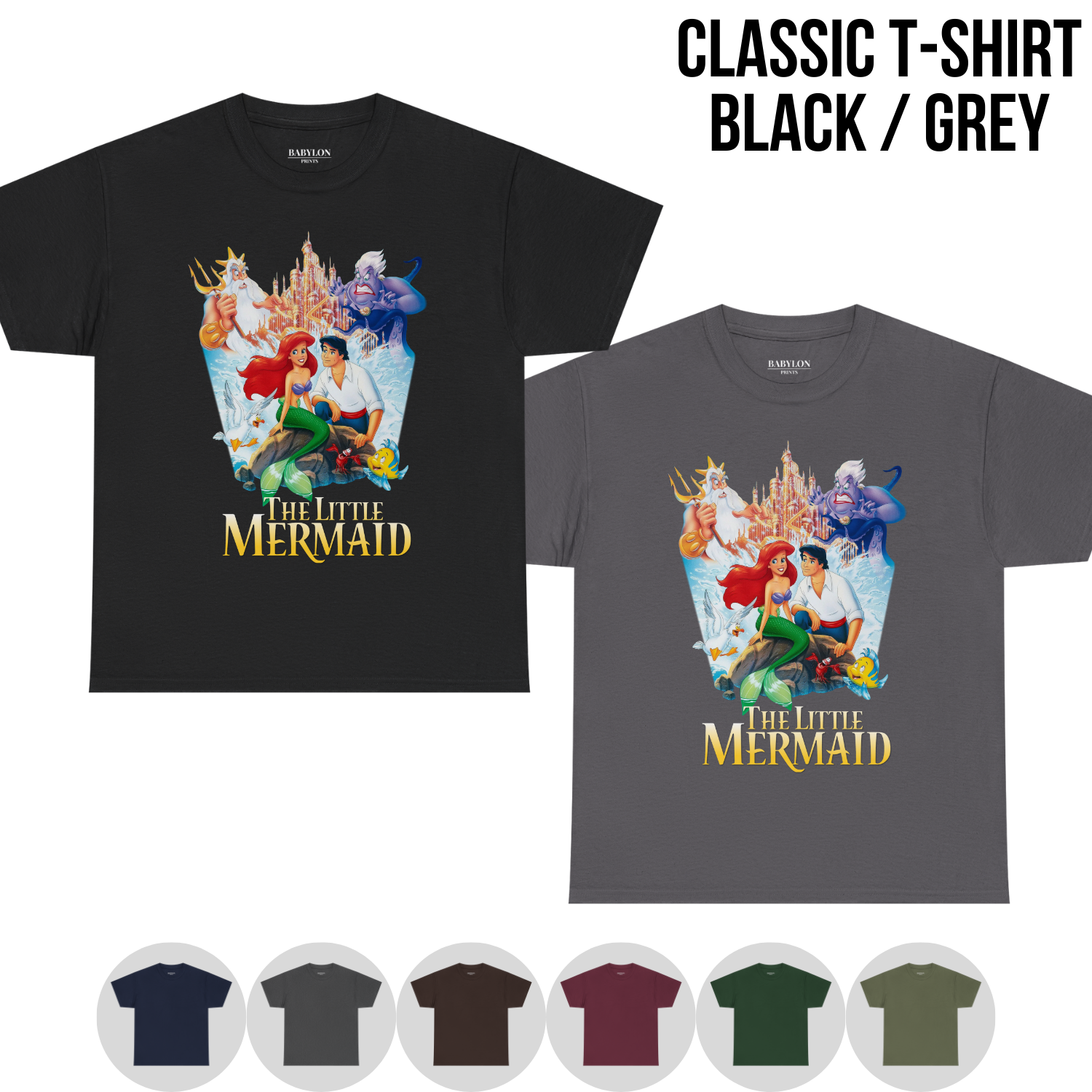 The Little Mermaid Shirt - Vintage Disney Ariel Tee