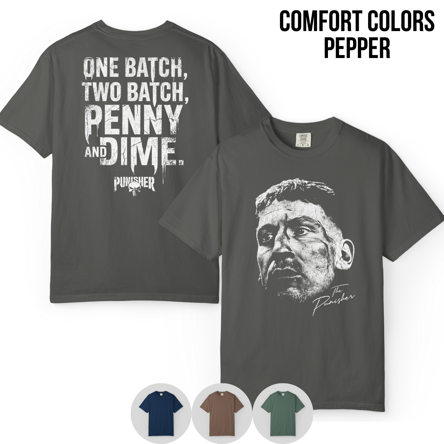 The Punisher Shirt — Penny and Dime Frank Castle Tee