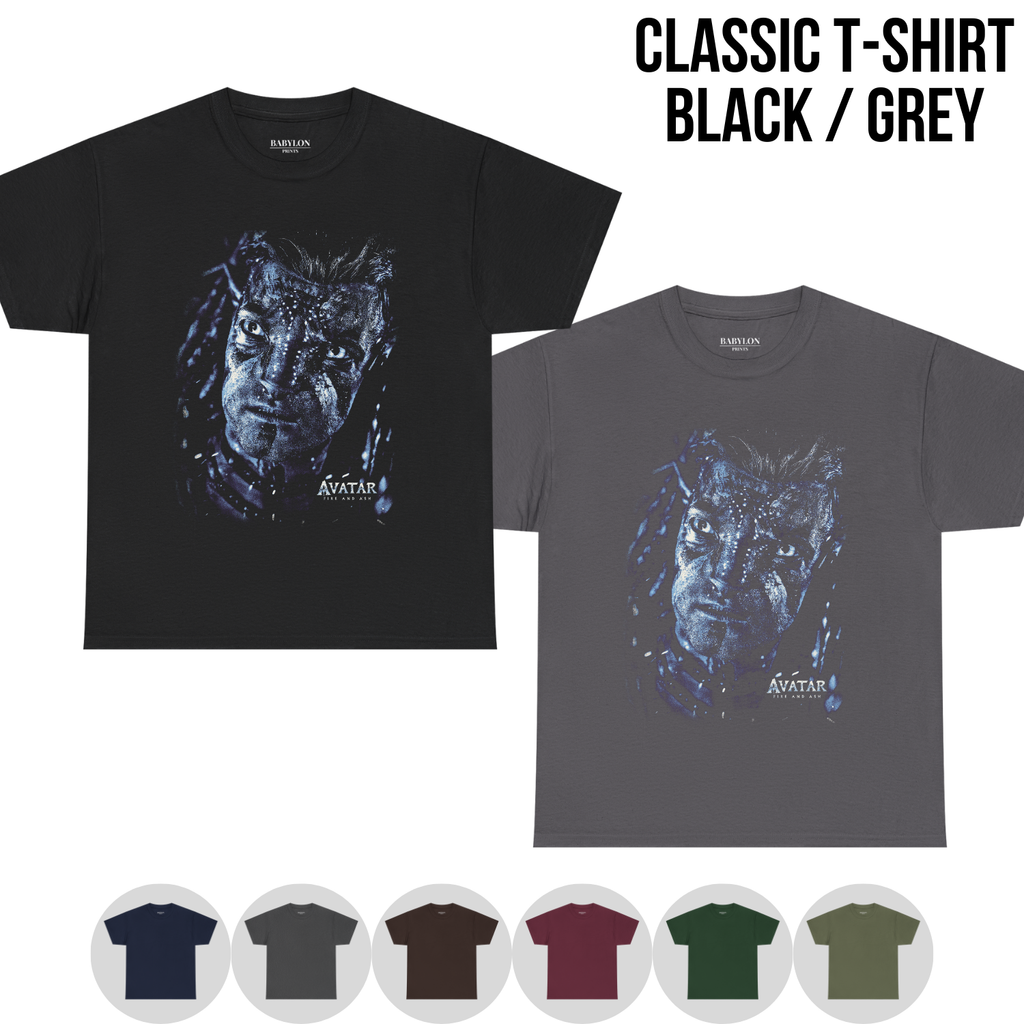 Avatar Jake Sully Fire and Ash Shirt — Vintage Na’vi Pandora Graphic