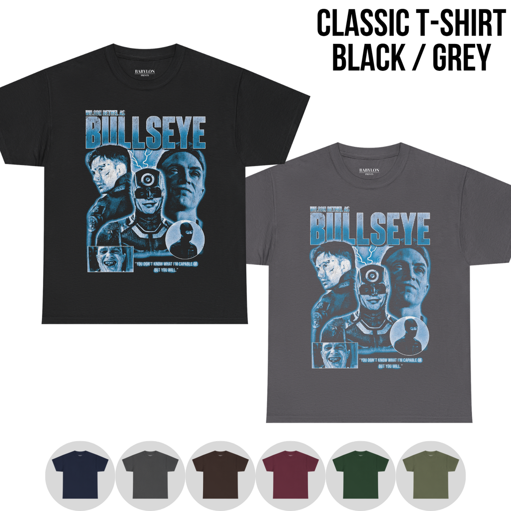 Marvel Bullseye Shirt – Daredevil Bullseye Graphic Tee, Daredevil Born Again Tee