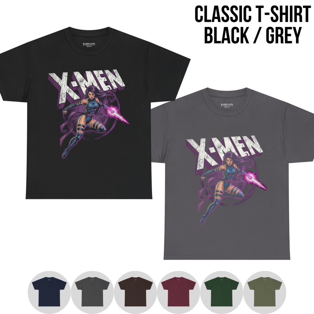 Psylocke X-Men Shirt - Retro Marvel Mutant Tee