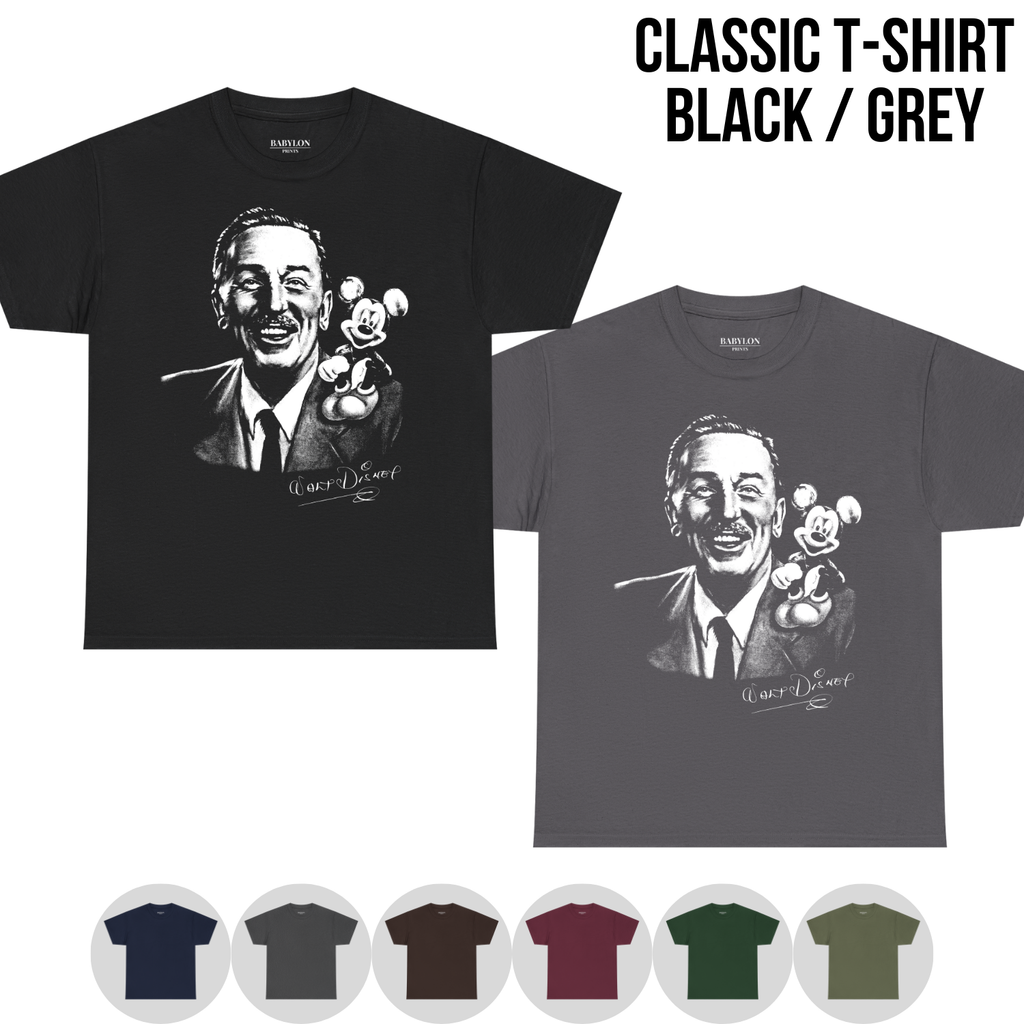 Walt Disney Mickey Portrait Shirt: Vintage Disney Tee