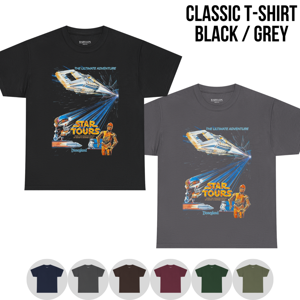 Star Tours Shirt – Vintage Disneyland Ride Tee