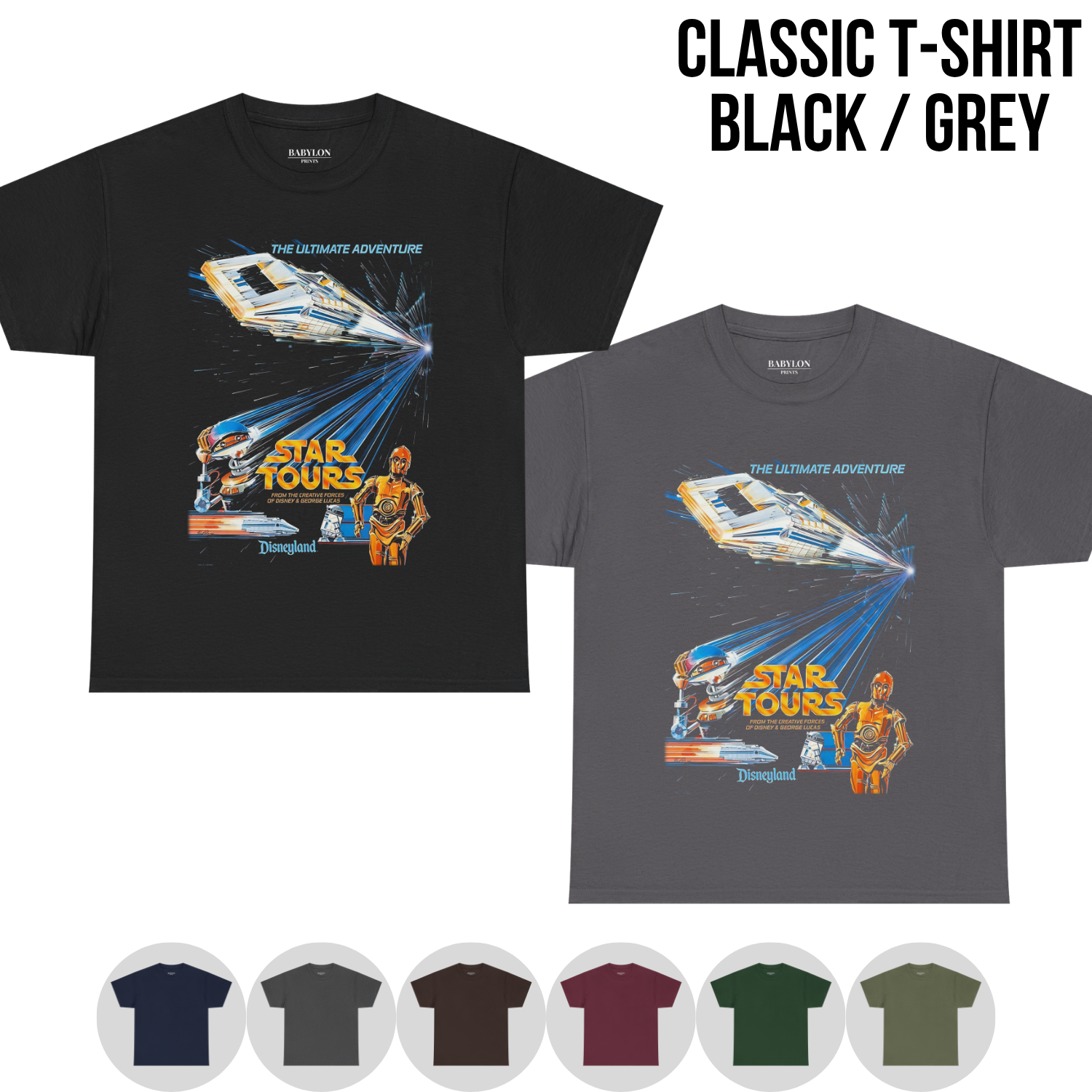 Star Tours Shirt – Vintage Disneyland Ride Tee