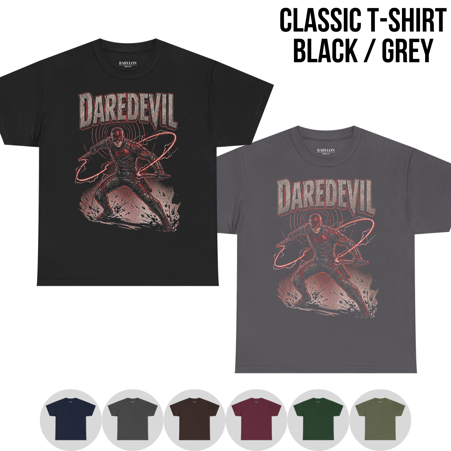 Vintage Daredevil Shirt: MCU Daredevil Tee