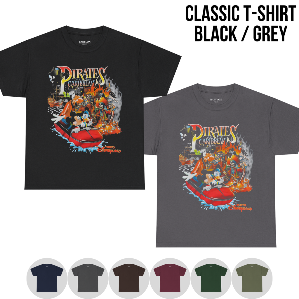 Mickey & Friends Disney Pirates of the Caribbean Ride Shirt - Disney Pirate Shirt