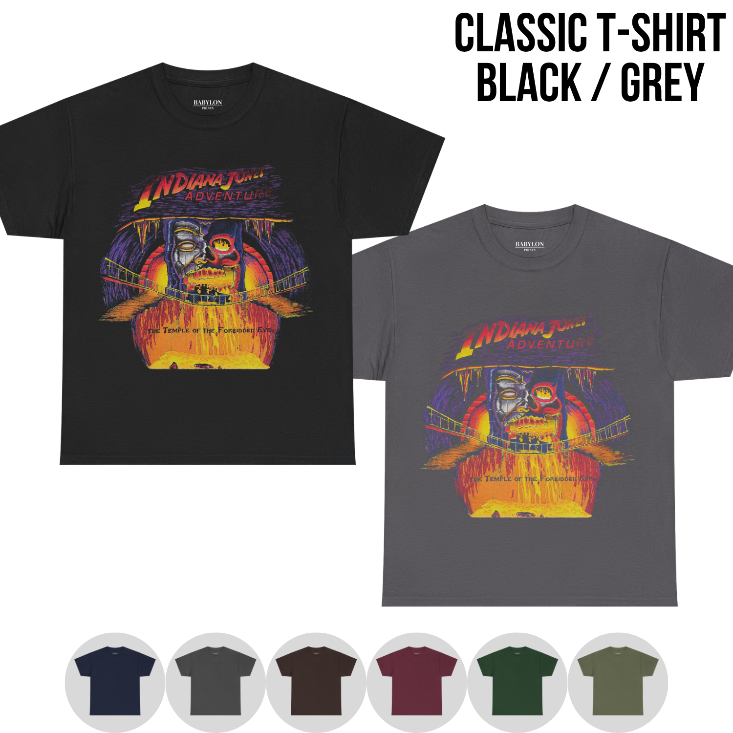 Indiana Jones Adventure Shirt – Temple of the Forbidden Eye Disneyland Ride Graphic Tee, Indiana Jones Fan Gift, Disney Adventure Ride Shirt, Disneyland Park Shirt