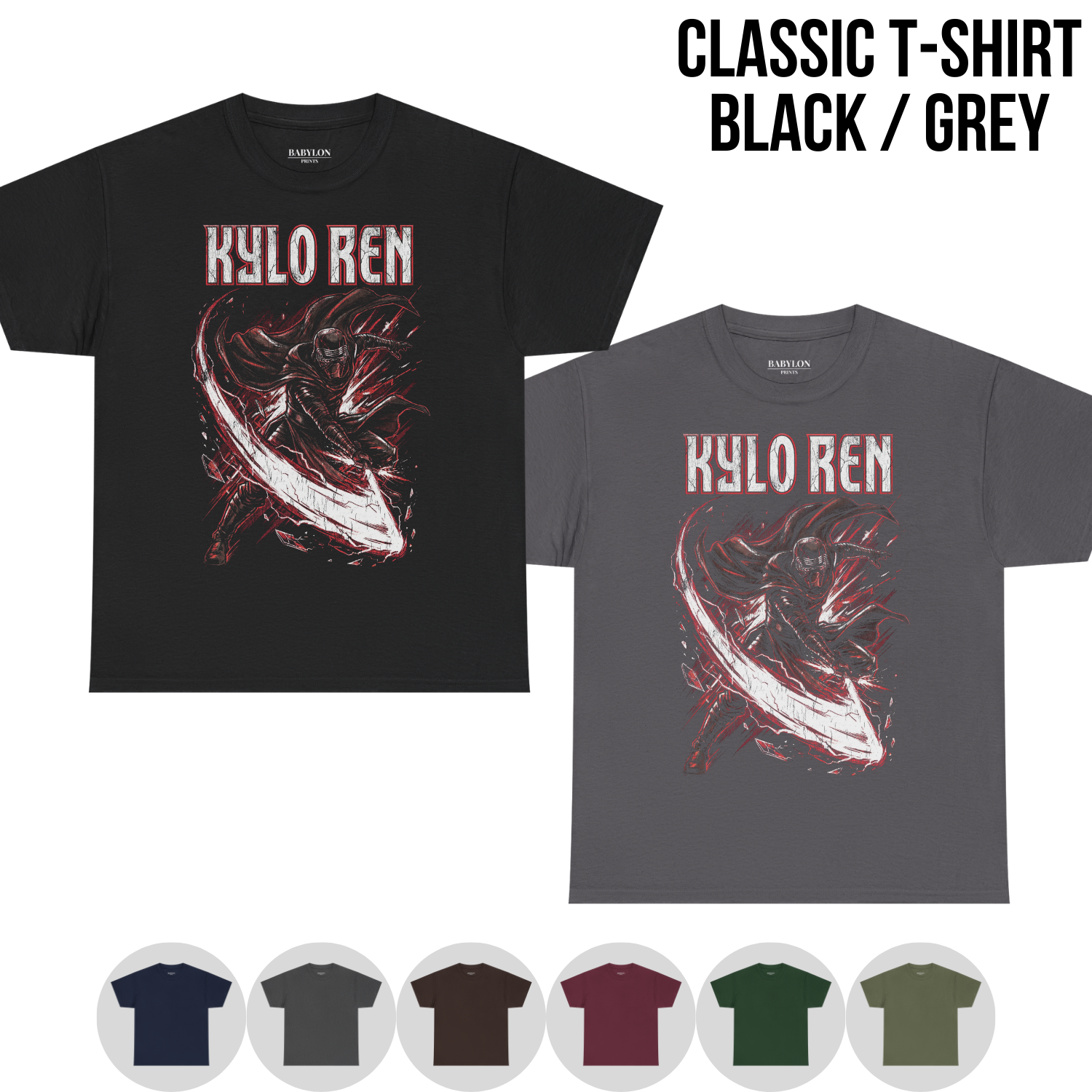 Kylo Ren Shirt — Dark Side Star Wars Tee