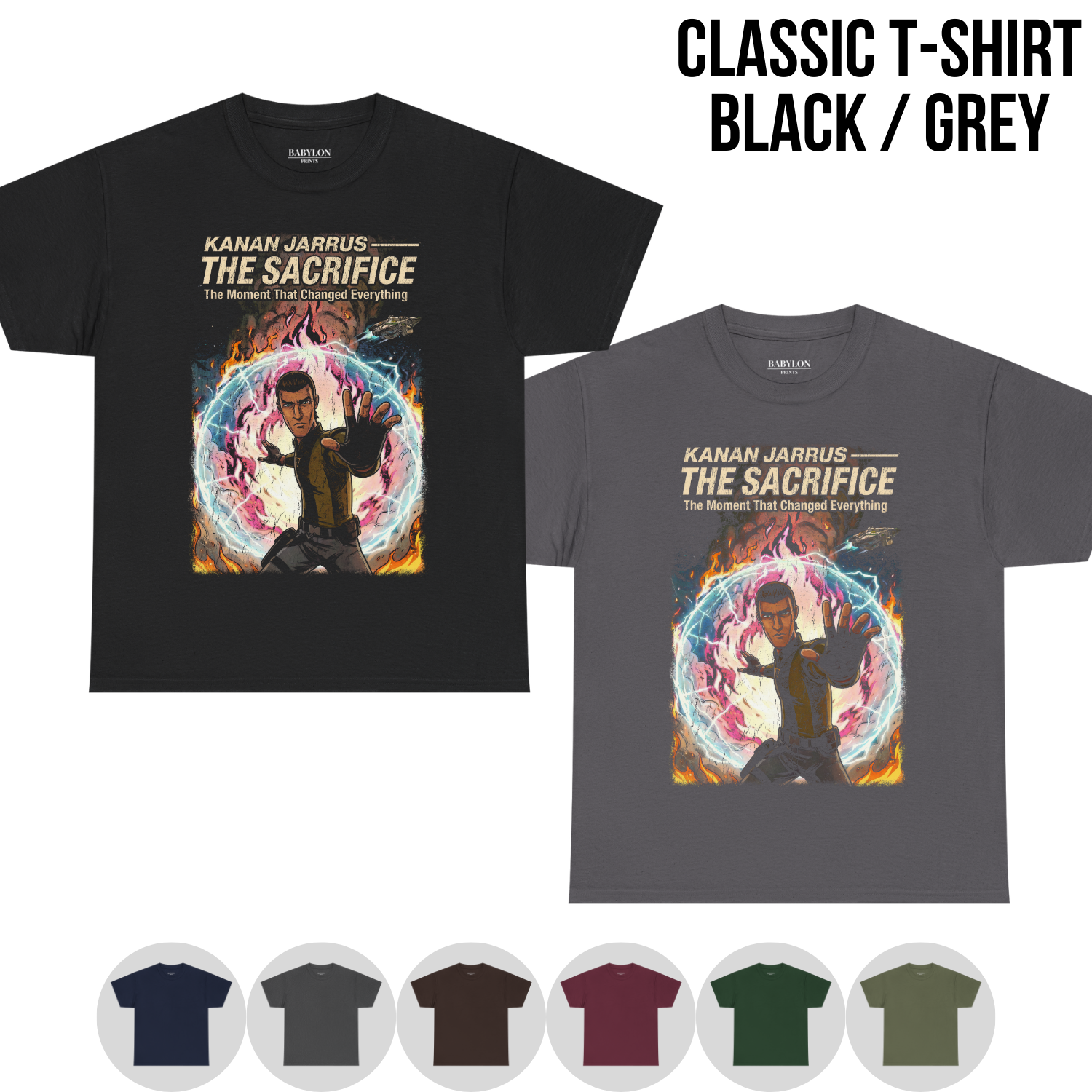 Kanan Jarrus The Sacrifice Shirt — Star Wars Rebels Graphic Tee