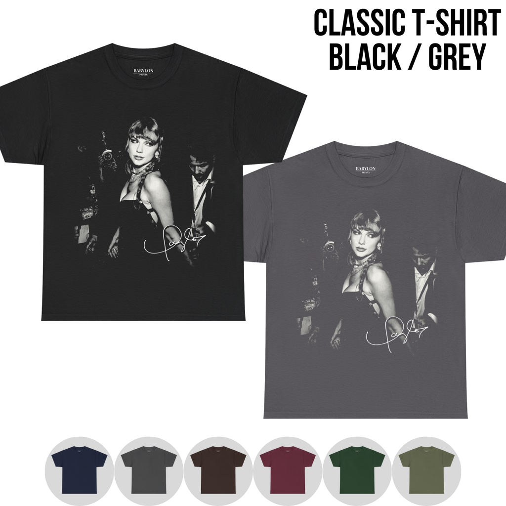 Taylor Swift Shirt – Paparazzi Portrait Graphic Tee, Taylor Swift Fan Gift