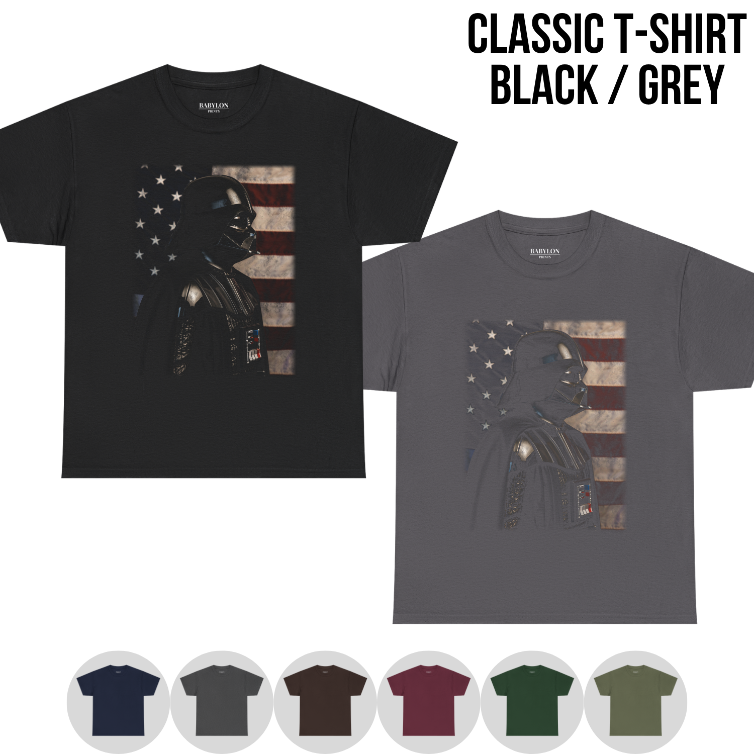 Star Wars Darth Vader Shirt – Vintage Darth Vader American Flag Tee