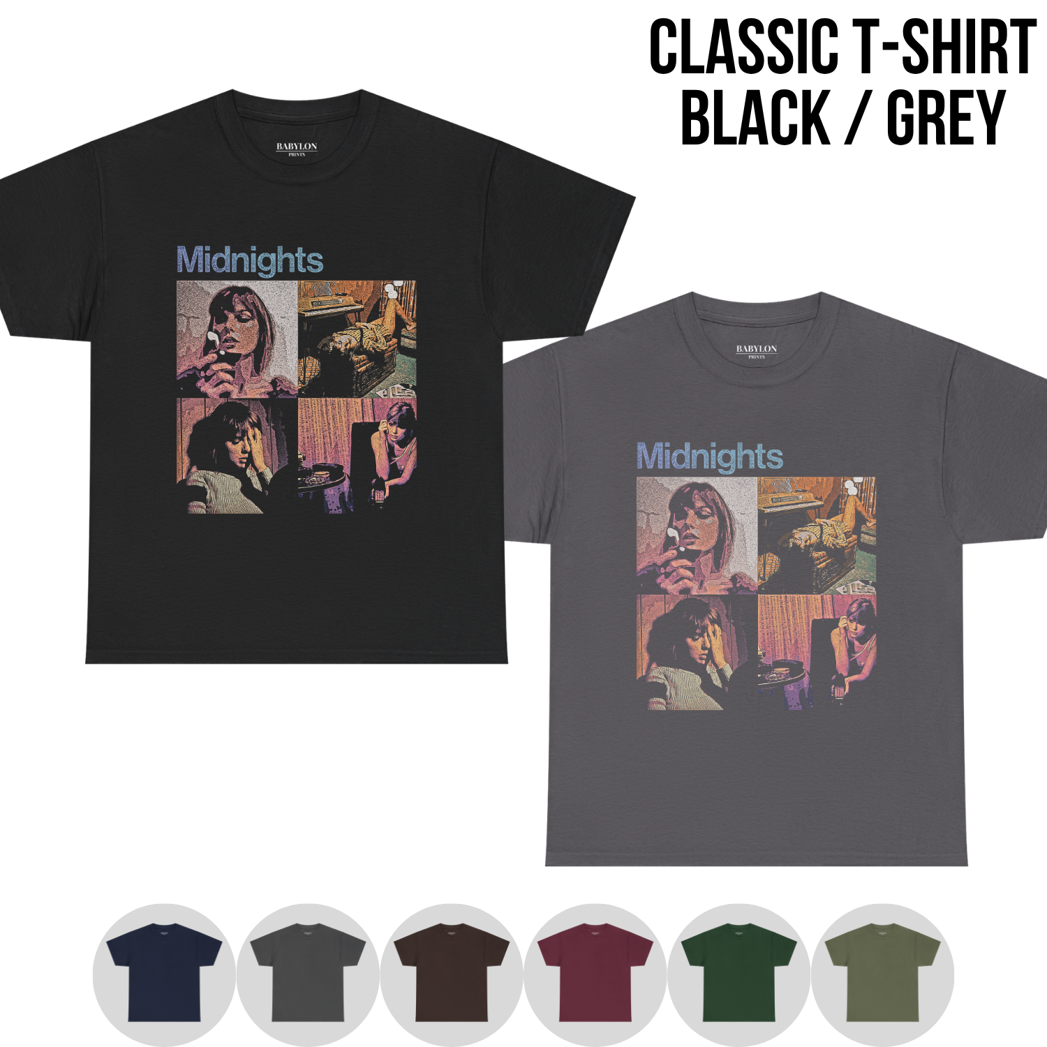 Taylor Swift Midnights Shirt – Vintage Bootleg Midnights Album Graphic Shirt, Swiftie Fan Gift, Taylor Swift Merch, Retro Midnights Shirt