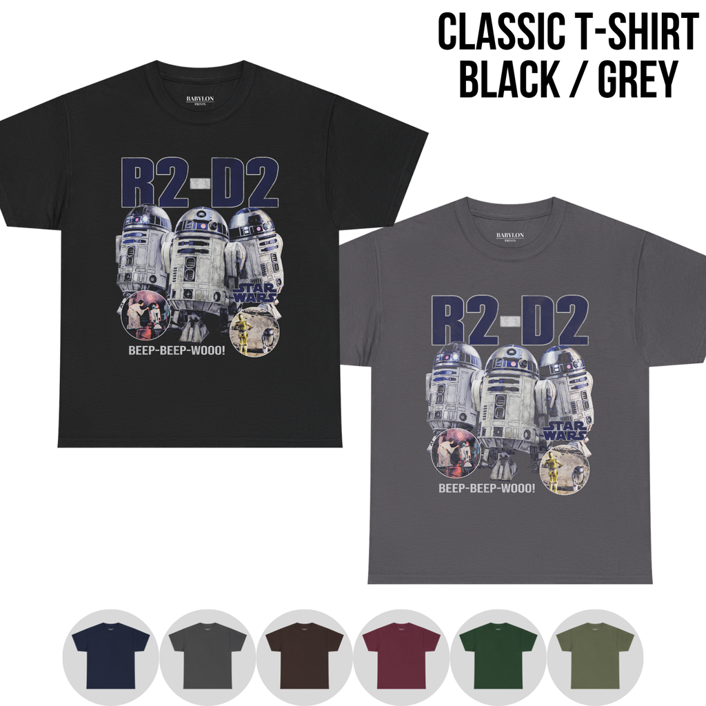 Retro Star Wars Droid R2-D2 Shirt - Star Wars Droid Shirt