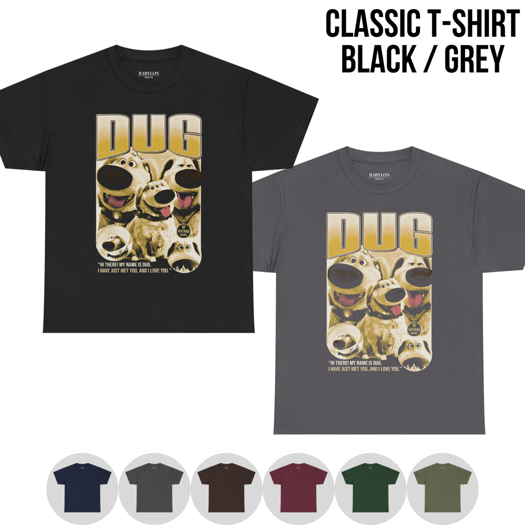 Dug Up Shirt – Pixar Up Dog Tee, Disney Dog Shirt