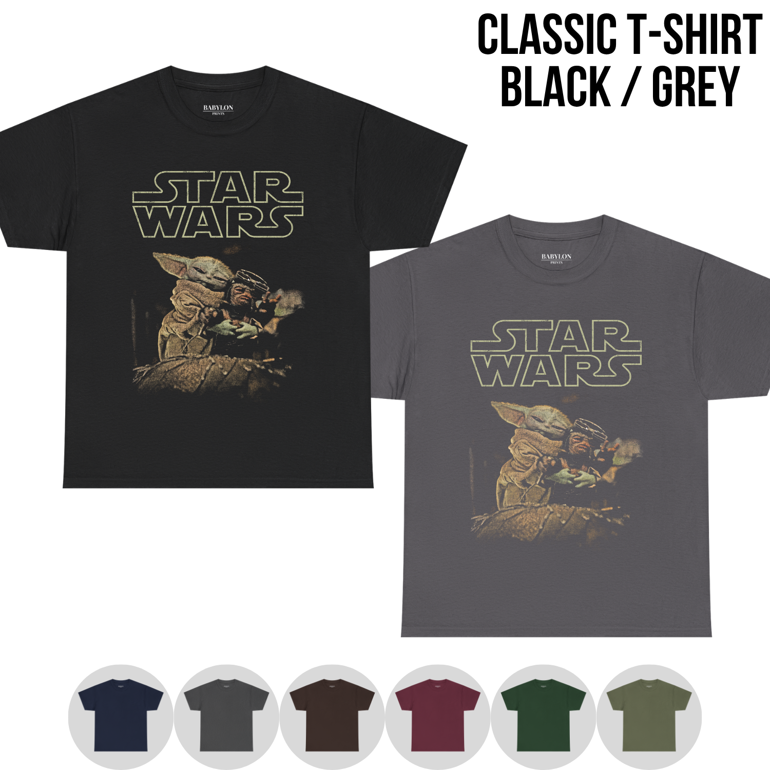Star Wars Grogu Shirt – Baby Yoda Mandalorian Tee