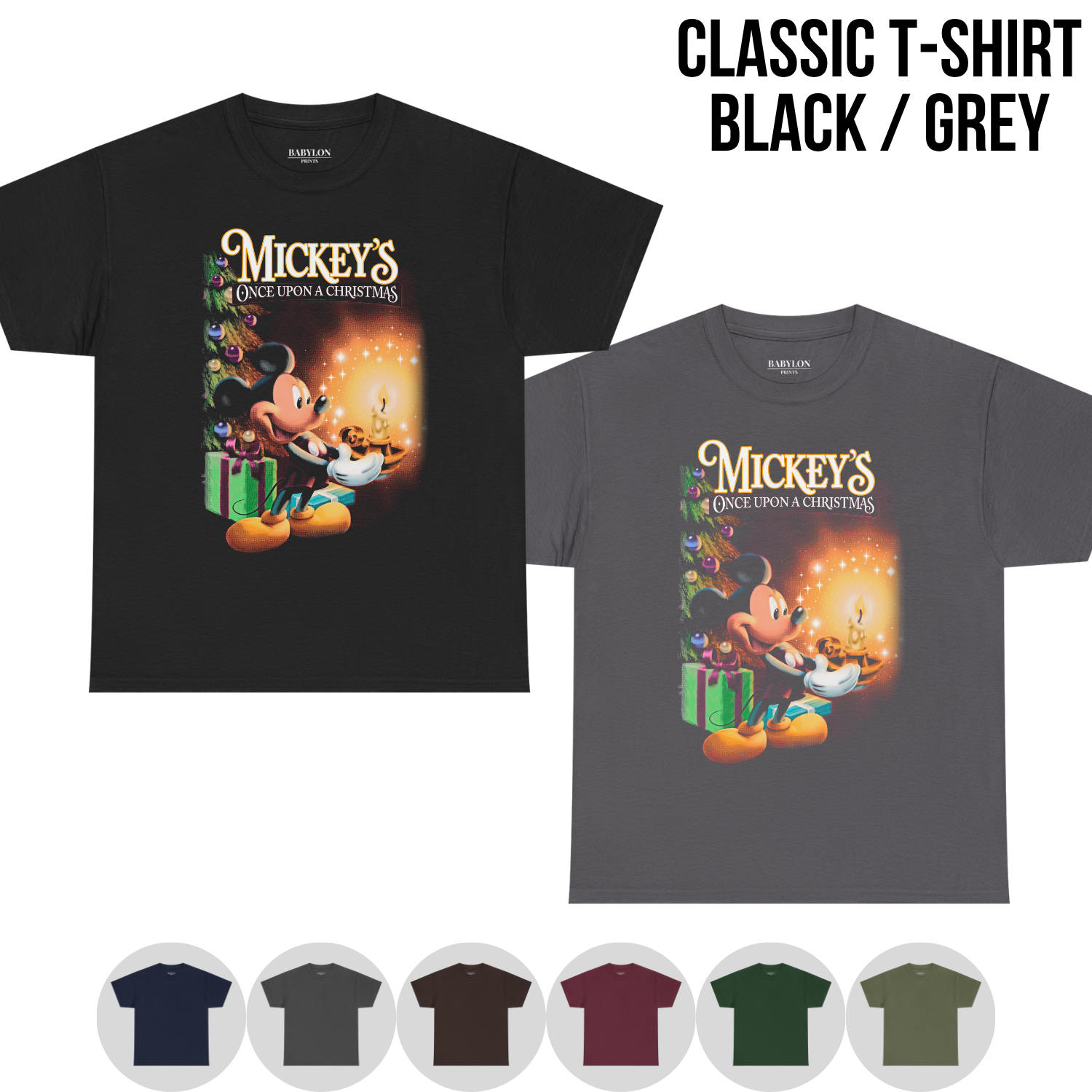 Mickey’s Once Upon a Christmas Shirt – Disney Christmas Graphic Tee