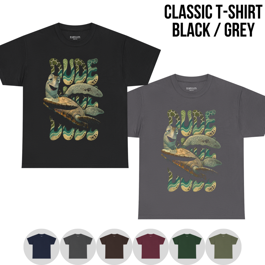 Finding Nemo Crush Shirt – Dude Dude Dude Crush the Turtle Tee, Finding Nemo Graphic Shirt, Disney Pixar Fan Gift, Funny Disney Shirt