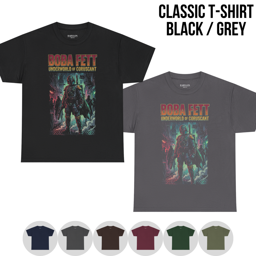 Boba Fett Shirt – Star Wars Bounty Hunter Shirt, Vintage Star Wars Tee