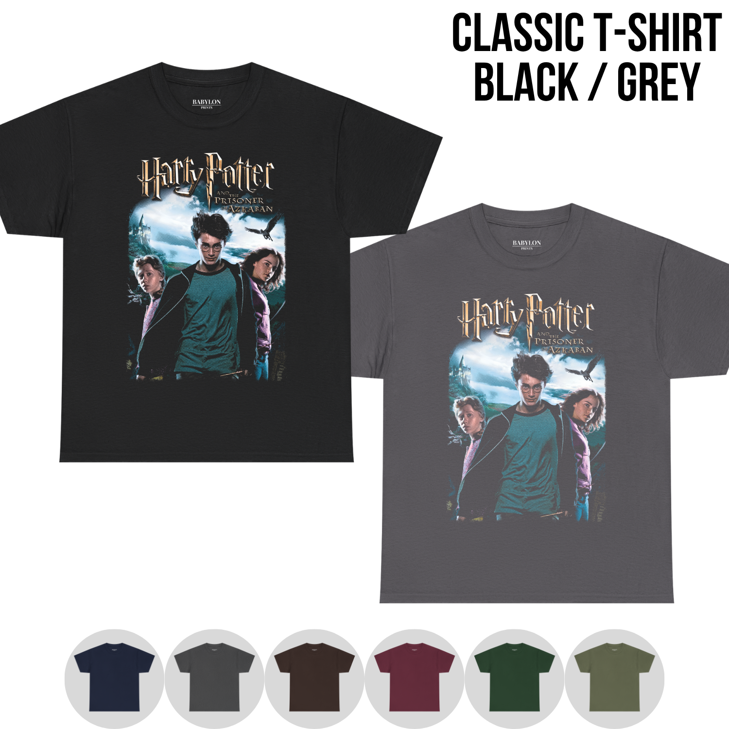 Harry Potter Prisoner of Azkaban Shirt | Vintage Harry, Ron & Hermione Tee
