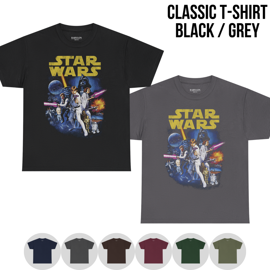Vintage Star Wars Shirt - Classic 1977 Star Wars Poster Tee