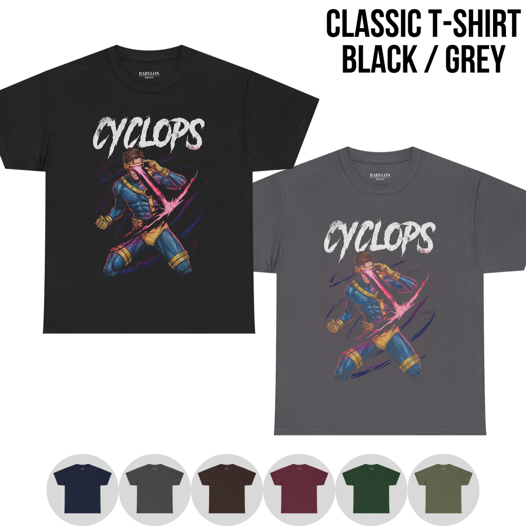 Cyclops X-Men Vintage Shirt - Retro Marvel Mutant Tee