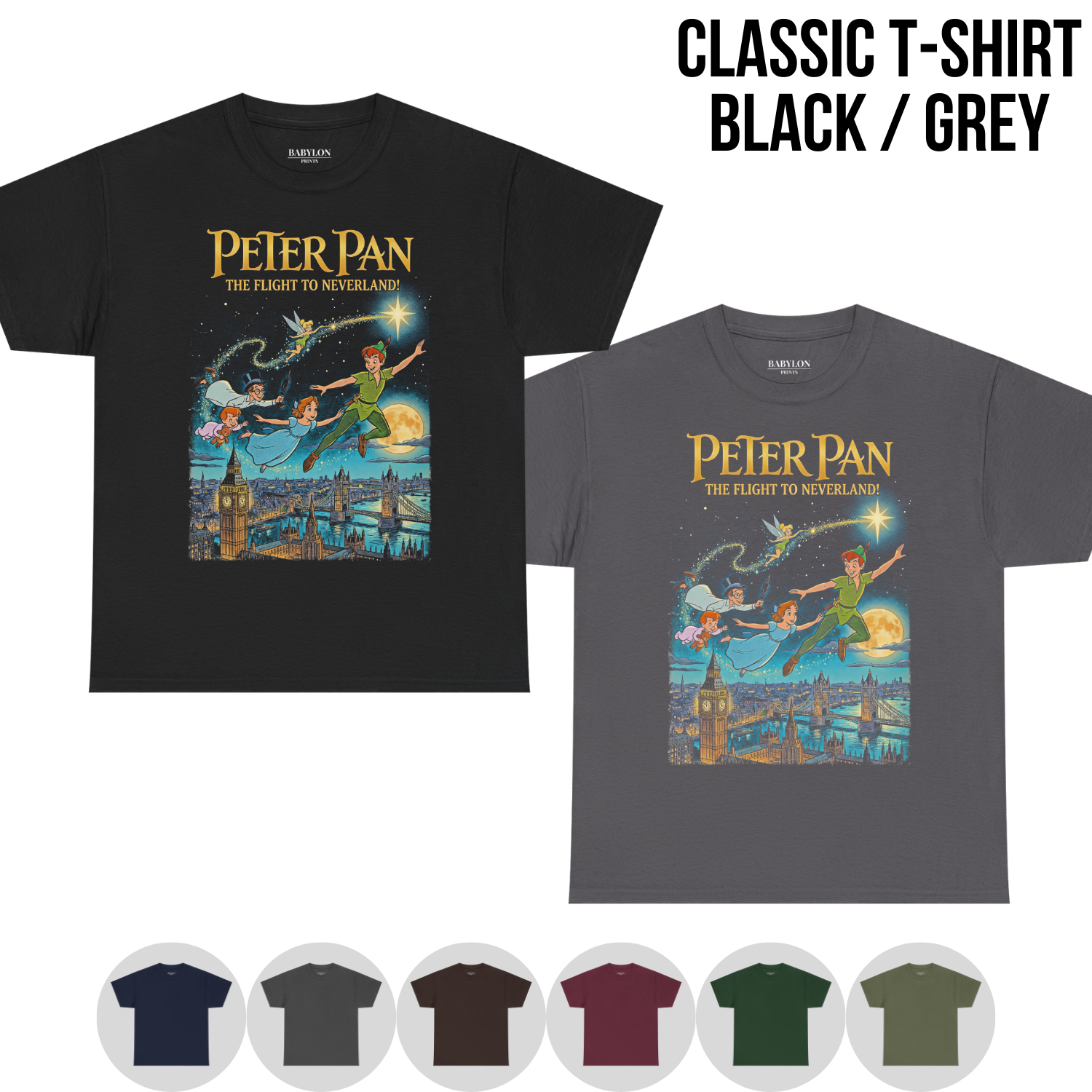 Peter Pan The Flight to Neverland Shirt | Vintage Disney Tee