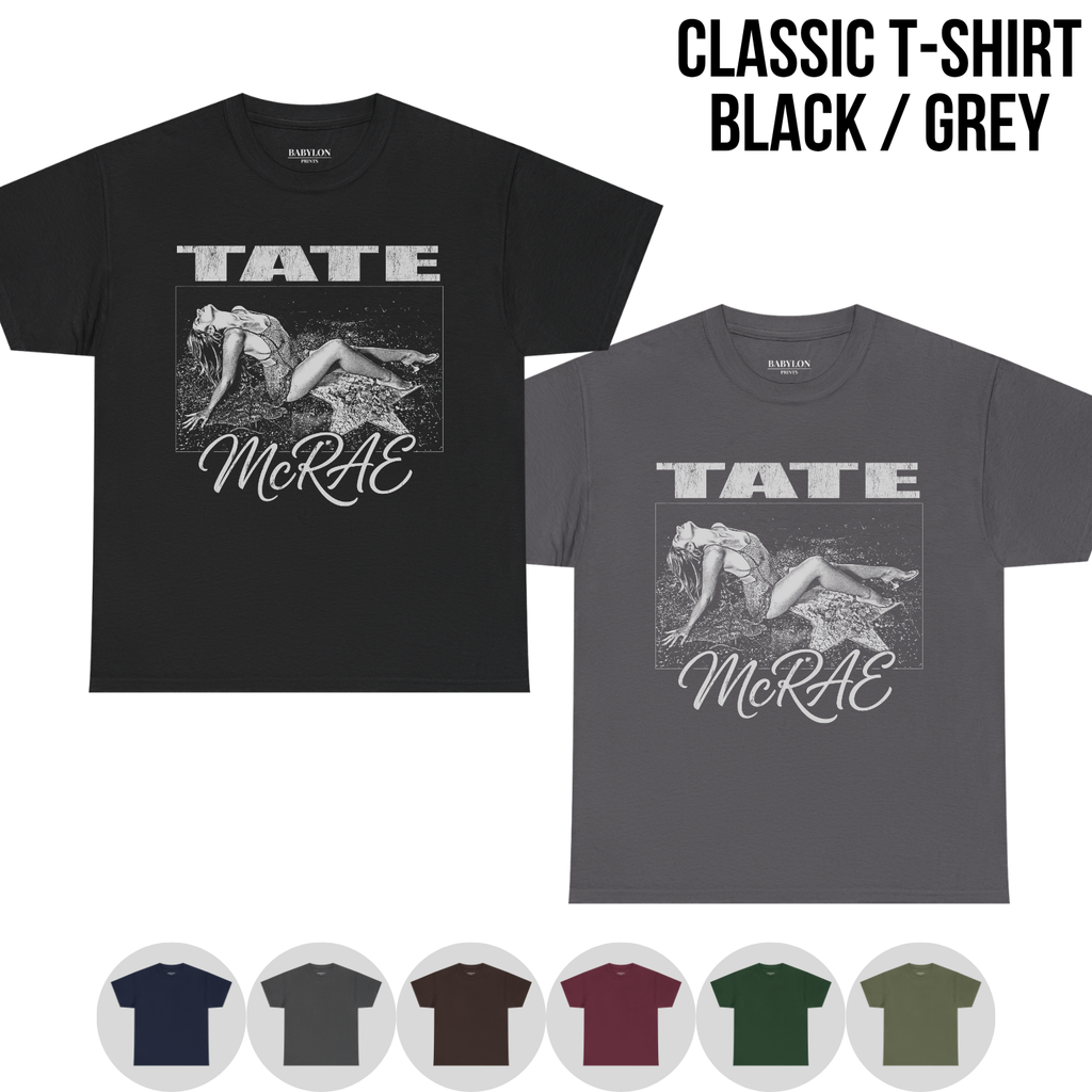 Retro Tate McRae Shirt – Vintage Aesthetic Pop Singer Shirt