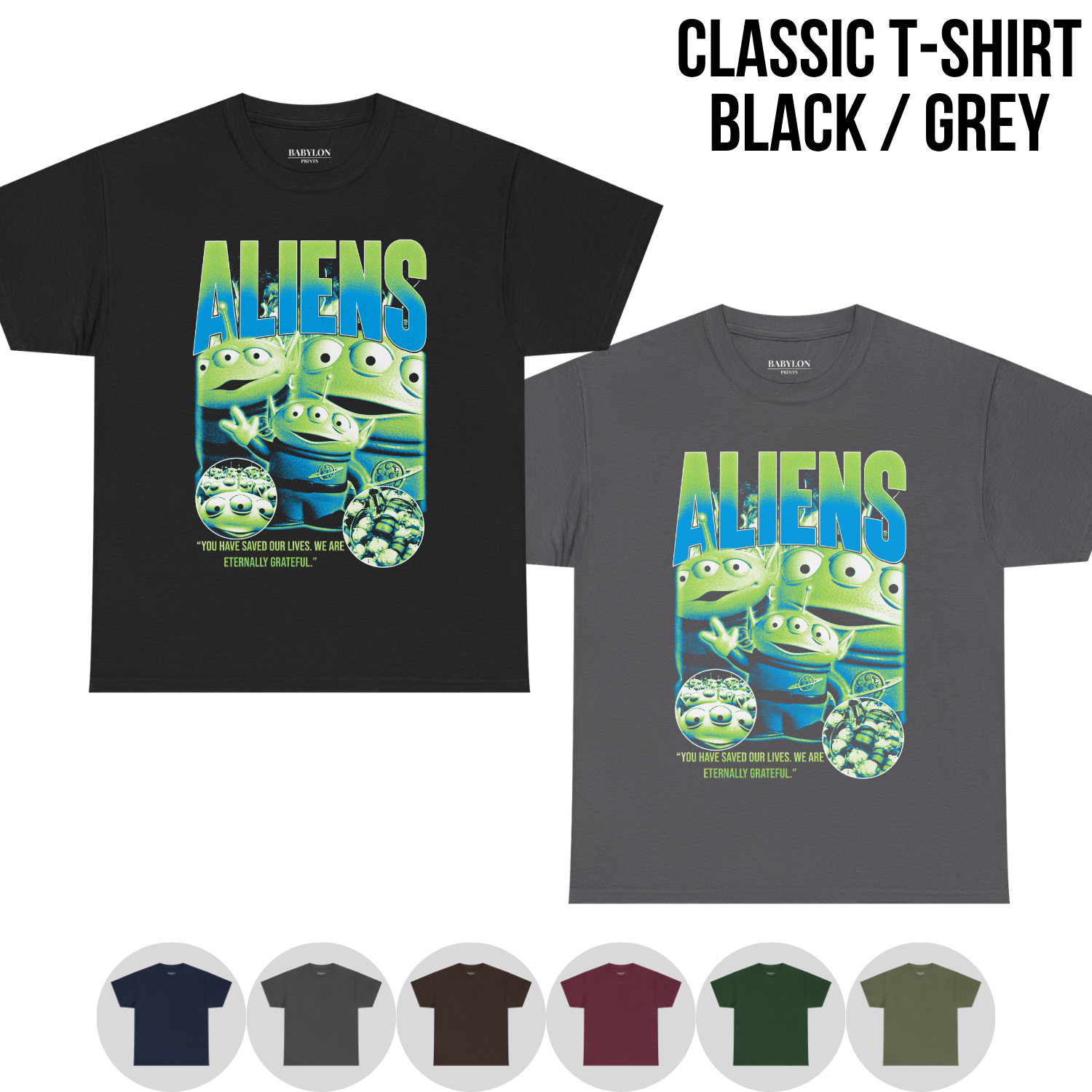 Toy Story Aliens Shirt – The Claw Graphic Tee, Toy Story Little Green Men Fan Gift, Pixar Disney Shirt, Eternally Grateful Tee