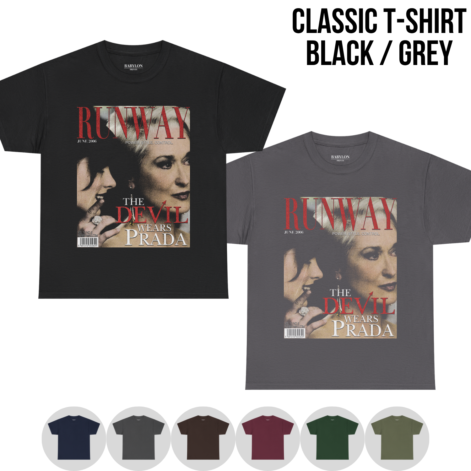 Retro Devil Wears Prada Shirt – Runway Magazine Miranda Priestly Andy Sachs Shirt