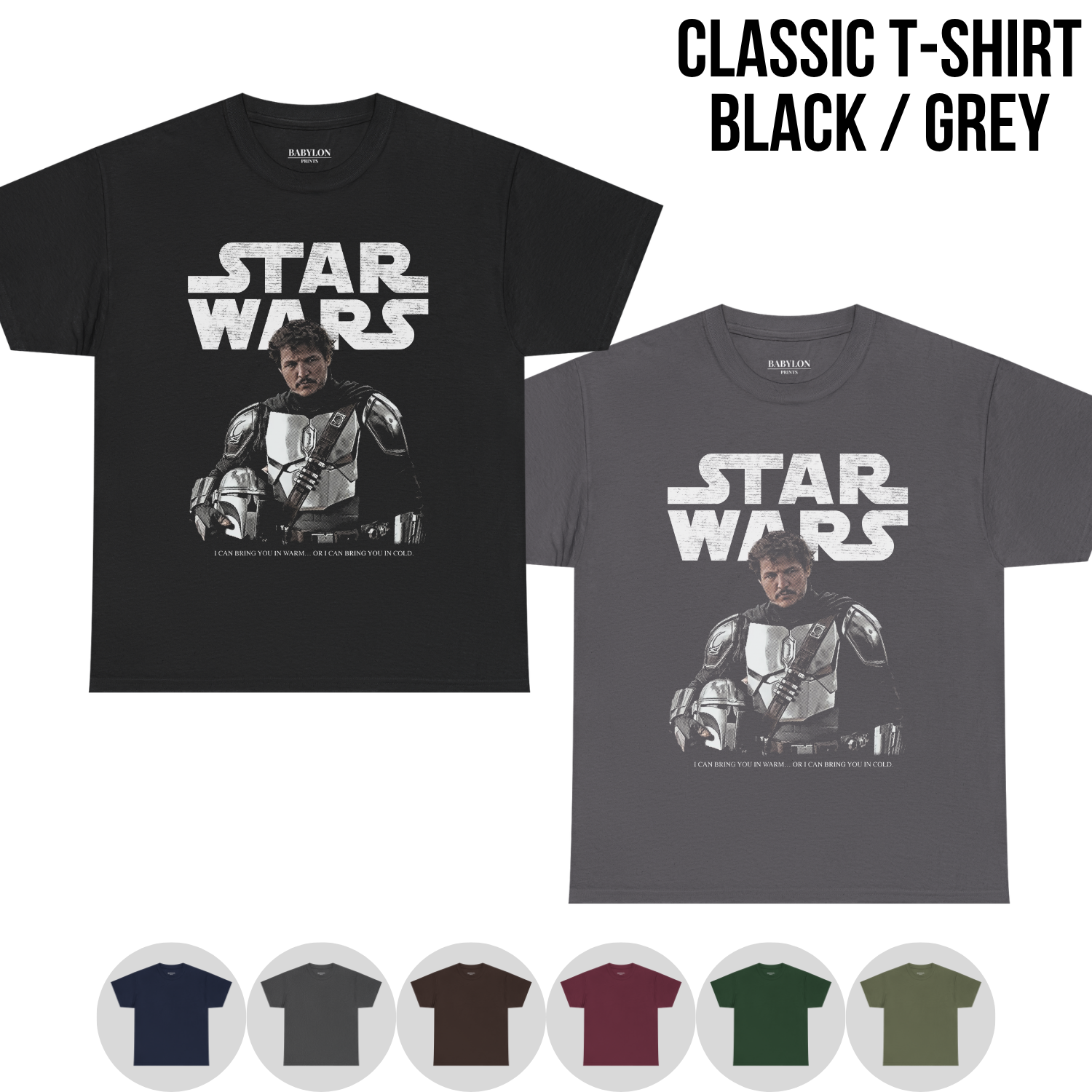 The Mandalorian Shirt – Din Djarin Star Wars Tee