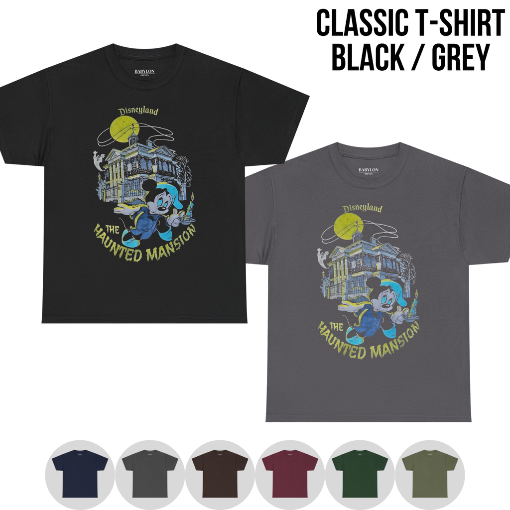 Haunted Mansion Disneyland Shirt - Halloween Mickey Haunted Mansion Tee