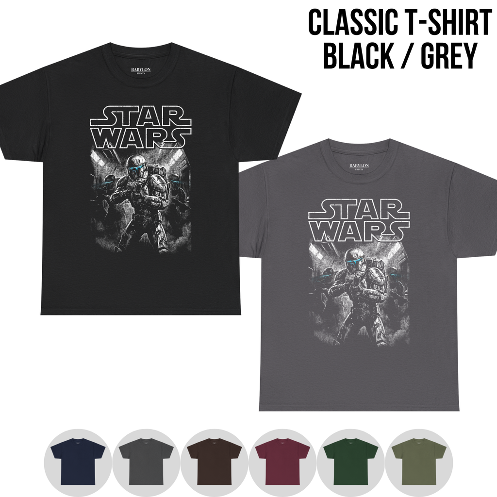 Star Wars Clone Commando Shirt: Delta Squad Vintage Tee